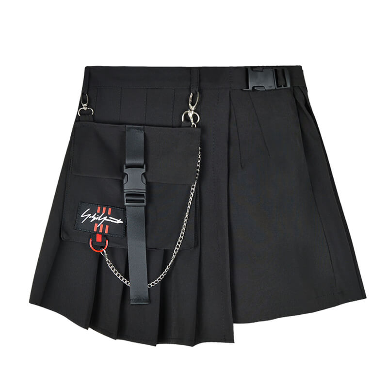 [Plus size] Harajuku goth cool girl pant-skirt C00231