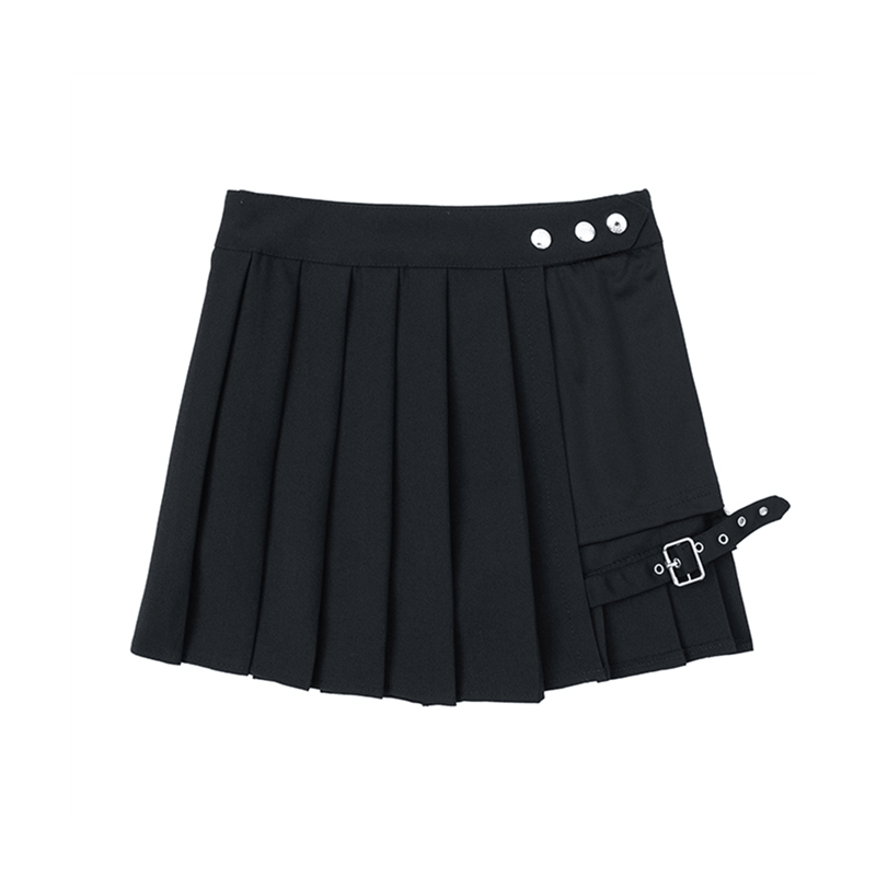 [Plus size] Punk gothic asymmetry pant skirt C00349