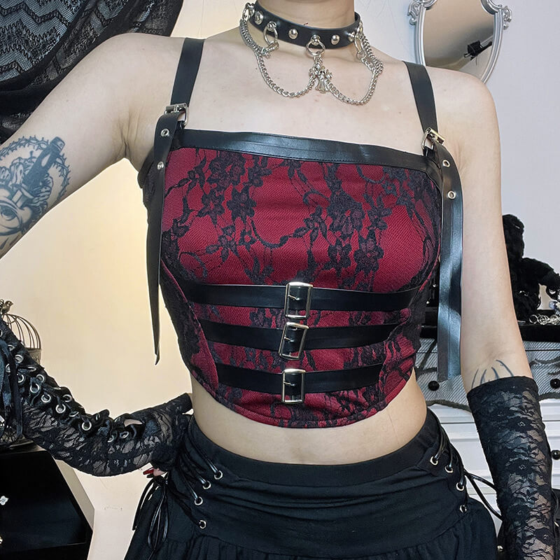 Punk doll lace camisole