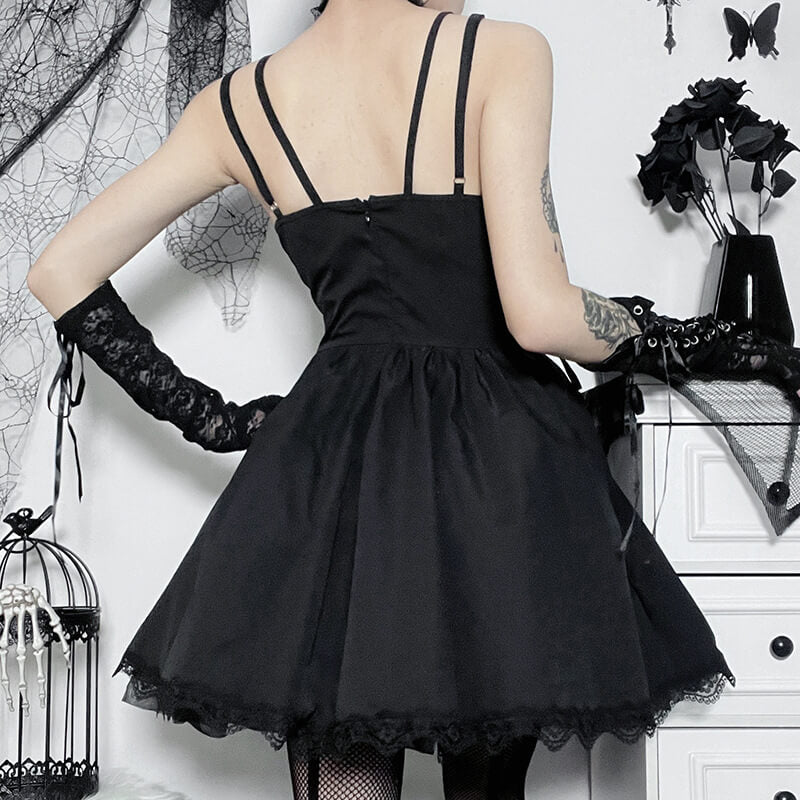 Rose lolita suspender dress