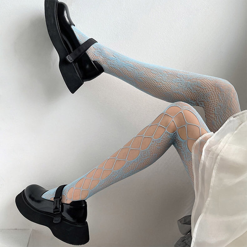 Rose romance y2k tights c0186