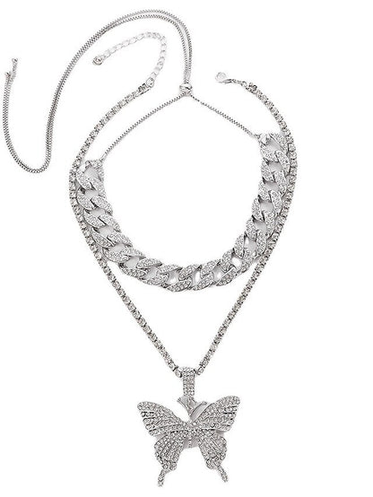 Women's necklace Chic & Modern Street Butterfly Necklaces 