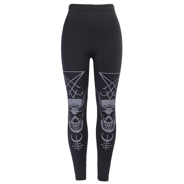 Witchy Clothing Skull Witch Pants Gothic Clothing