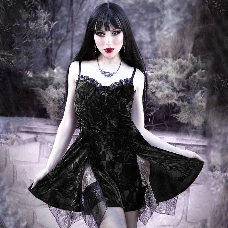 Witchy Clothing My Sexy Velvet Dress Gothic Clothing