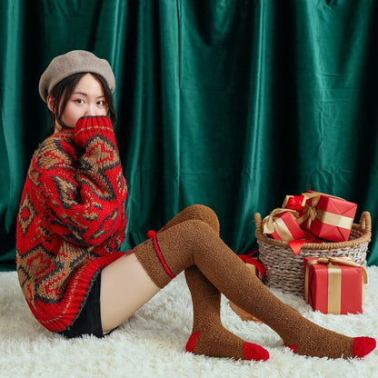 Rudolph Thigh Highs 