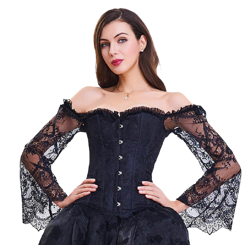 Sexy Lace Women's Corset / Victoriano Steampunk Bustiers Tops / Gothic Ladies Clothes