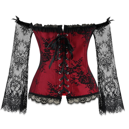 Sexy Lace Women's Corset / Victoriano Steampunk Bustiers Tops / Gothic Ladies Clothes