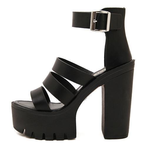 Gothic Platform Sandals 