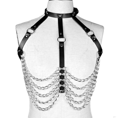 Women's Leather BDSM Body Harness / Erotic Adjustable Belts / Sexy Garters